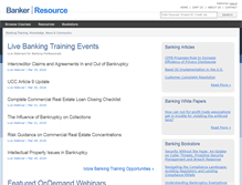 Tablet Screenshot of bankerresource.com